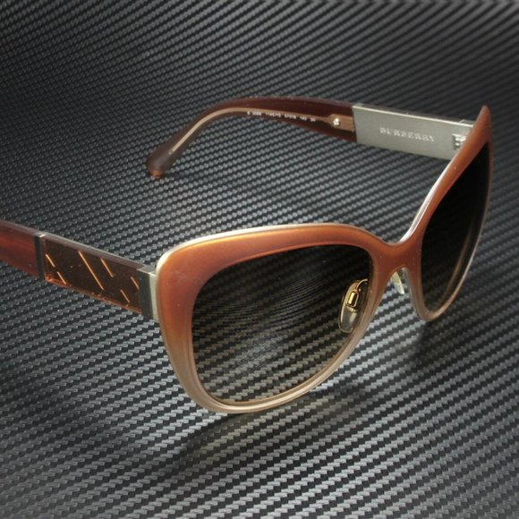 Burberry Brown Gradient 57mm Sunglasses - Picture 1 of 4